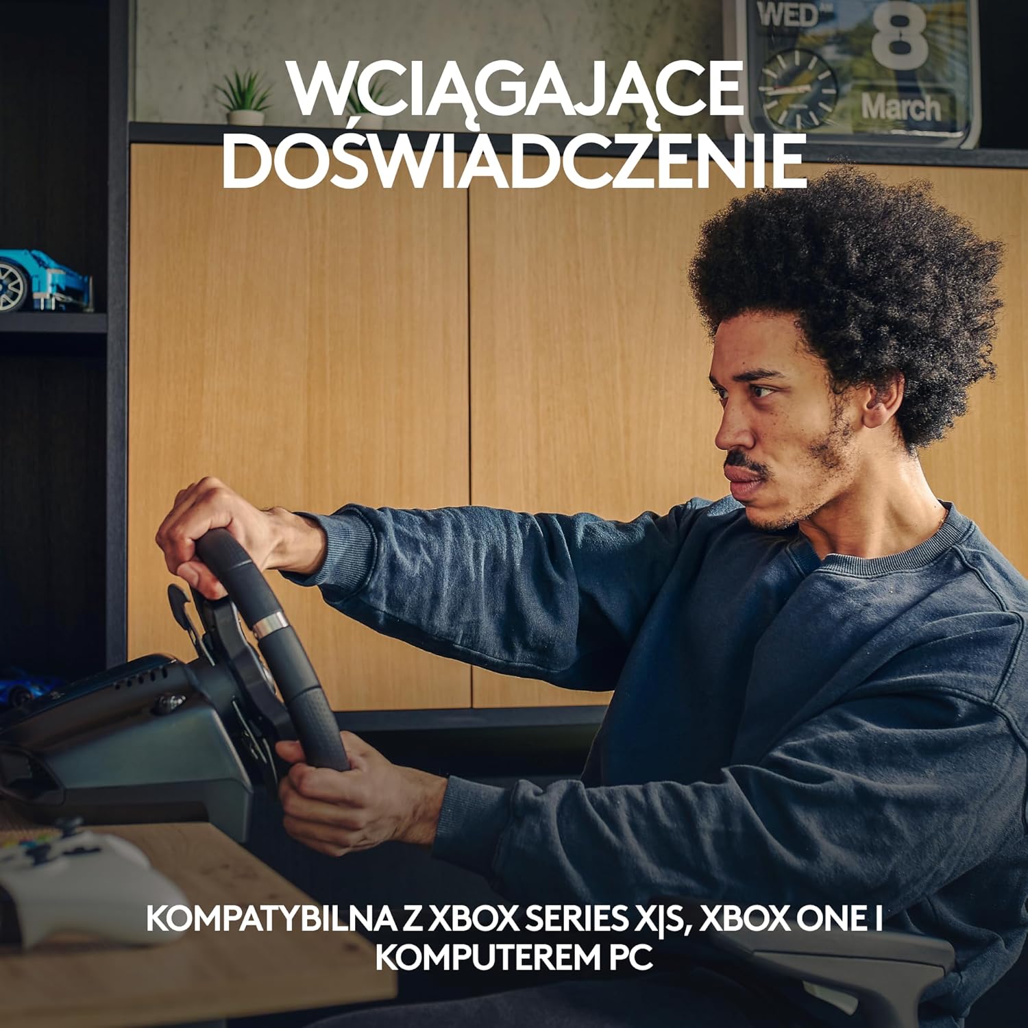 Logitech G29 Driving Force Racing Wheel For Playstation®4, Playstation®3 And Pc, Kierownica Wyścigowa Do Konsoli Playstation I Komputera, Playstation®5/Playstation®4/Playstation®3/Pc - Czarny ,941-000112
