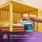 Philips PerfectCare 6000 Series Generator Pary, Silny wyrzut Pary, Gwarancja braku przypaleń, Kompaktowy Design, 1,8L Odłączany Zbiornik na Wodę, Stopa SteamGlide Advanced (PSG6064/80)